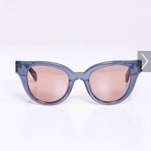 Carla Colour “Barton” sunglasses in Indigo Blue - Picture 3 of 6